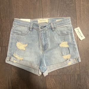 NWT pacsun high rise shorts size 27